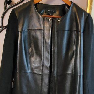 Talbots Ponte Leather Jacket